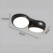 Mossley Form Acrylic Ceiling Light — gallery image 14