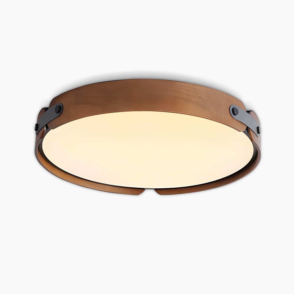 Hollis Grain Wood LED Ceiling Light — gallery image 1