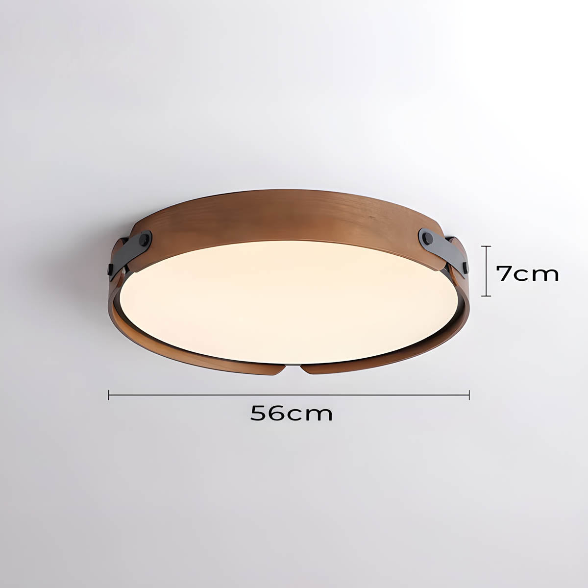 Hollis Grain Wood LED Ceiling Light — gallery image 12