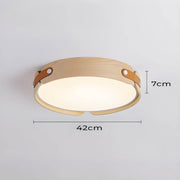 Hollis Grain Wood LED Ceiling Light — gallery image 14