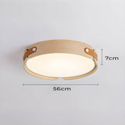 Hollis Grain Wood LED Ceiling Light — gallery image 15
