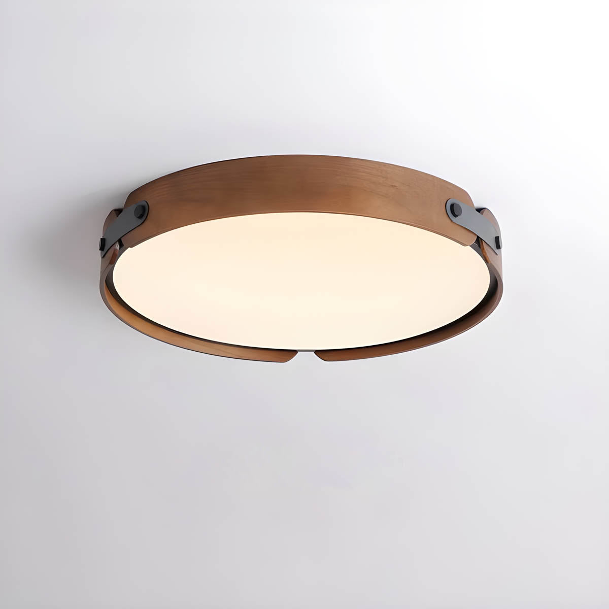 Hollis Grain Wood LED Ceiling Light — gallery image 7