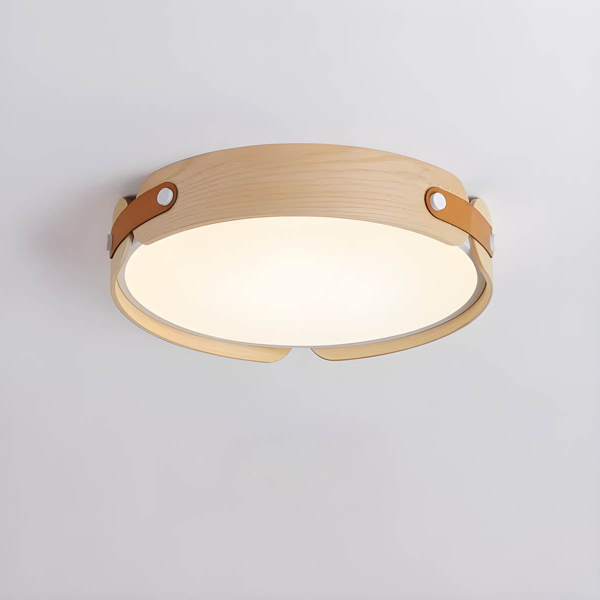 Hollis Grain Wood LED Ceiling Light — gallery image 8