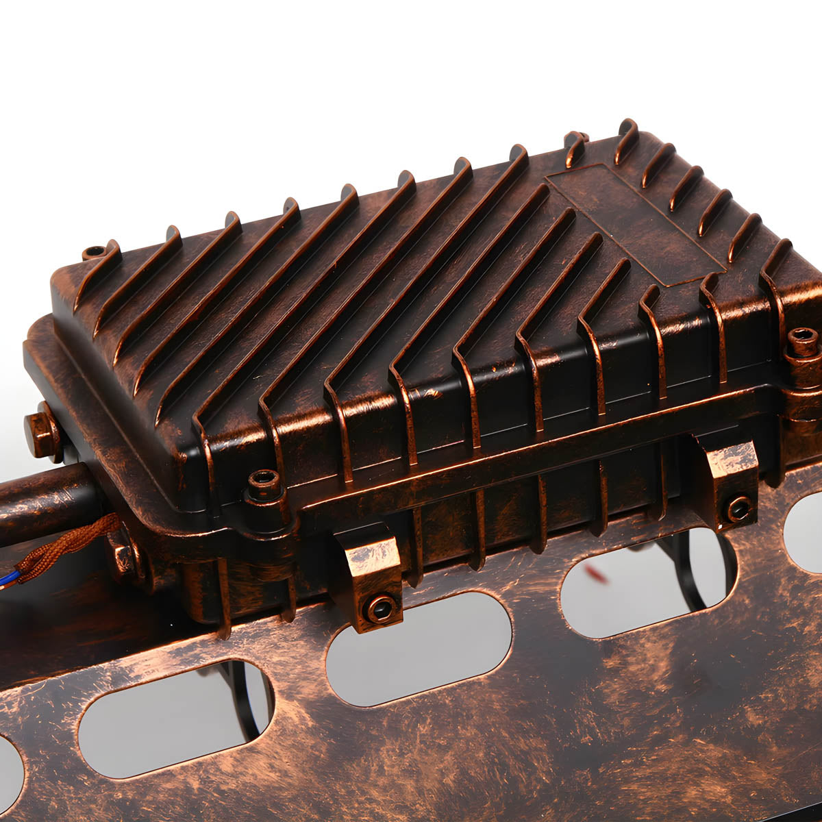 Rosewood Form Metal Pendant Light — gallery image 11