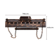Rosewood Form Metal Pendant Light — gallery image 19