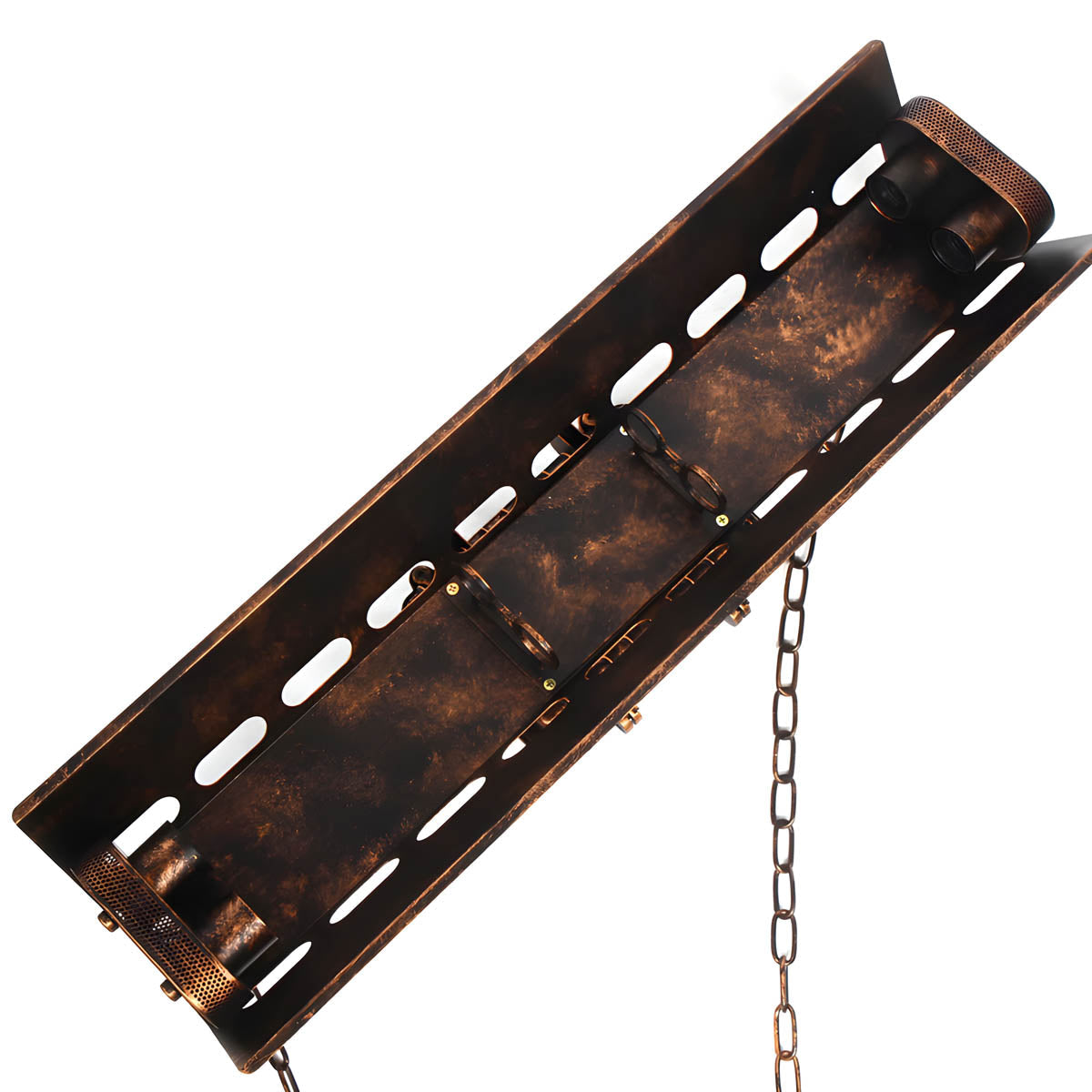 Rosewood Form Metal Pendant Light — gallery image 13