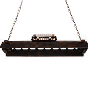 Rosewood Form Metal Pendant Light — gallery image 14