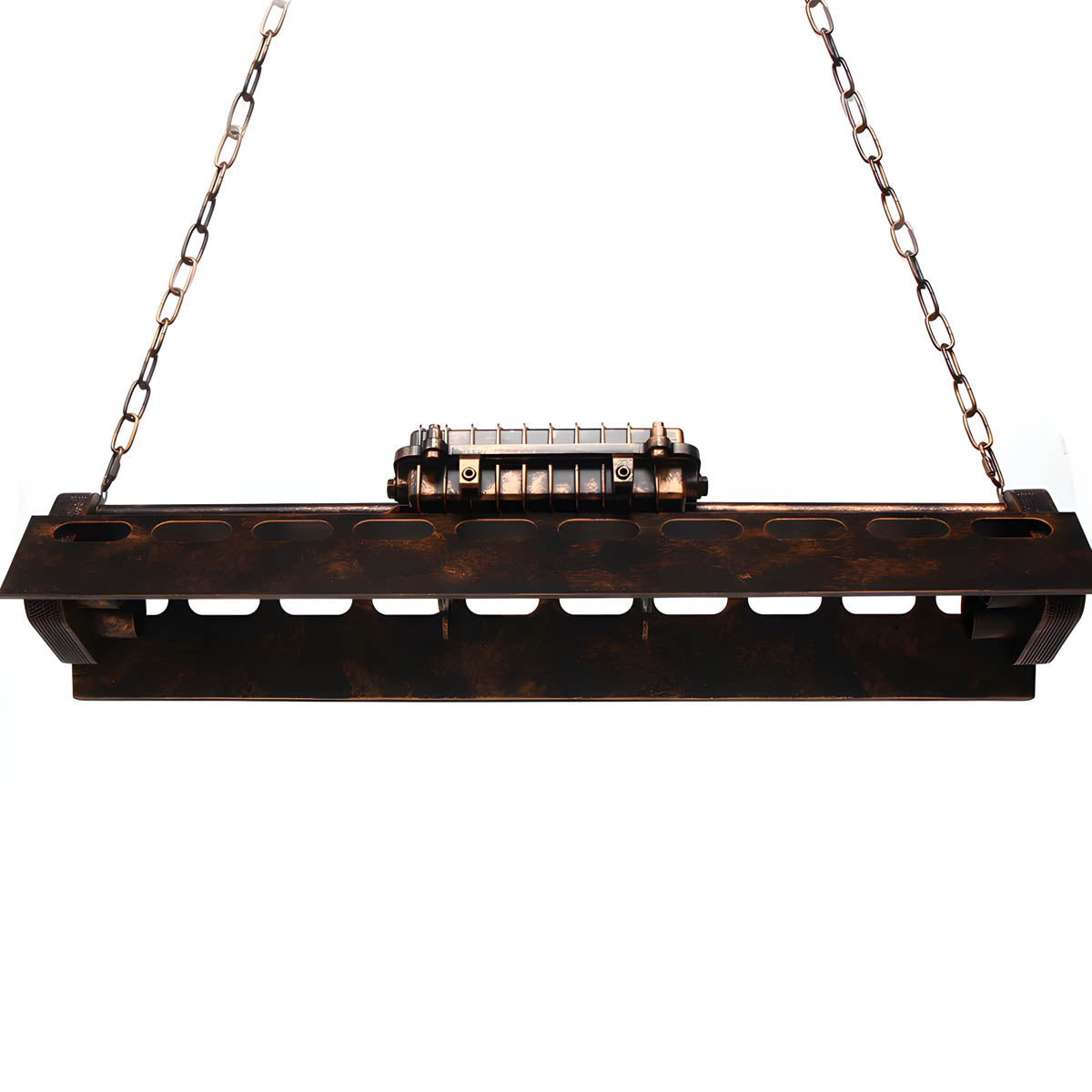 Rosewood Form Metal Pendant Light — gallery image 14