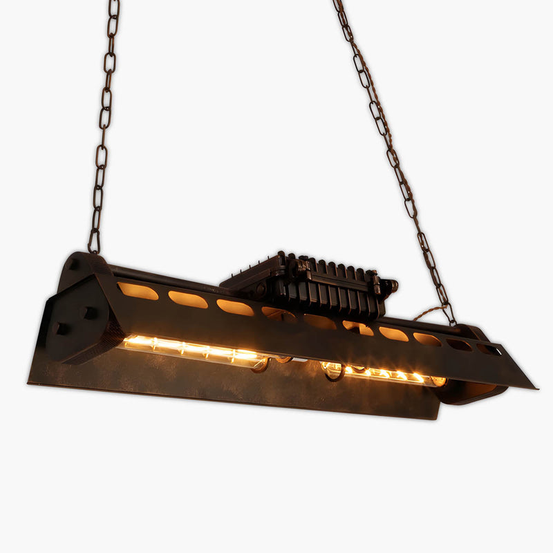 
Rosewood Form Metal Pendant Light — photo 1
