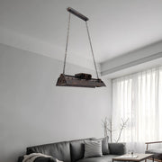 Rosewood Form Metal Pendant Light — gallery image 7