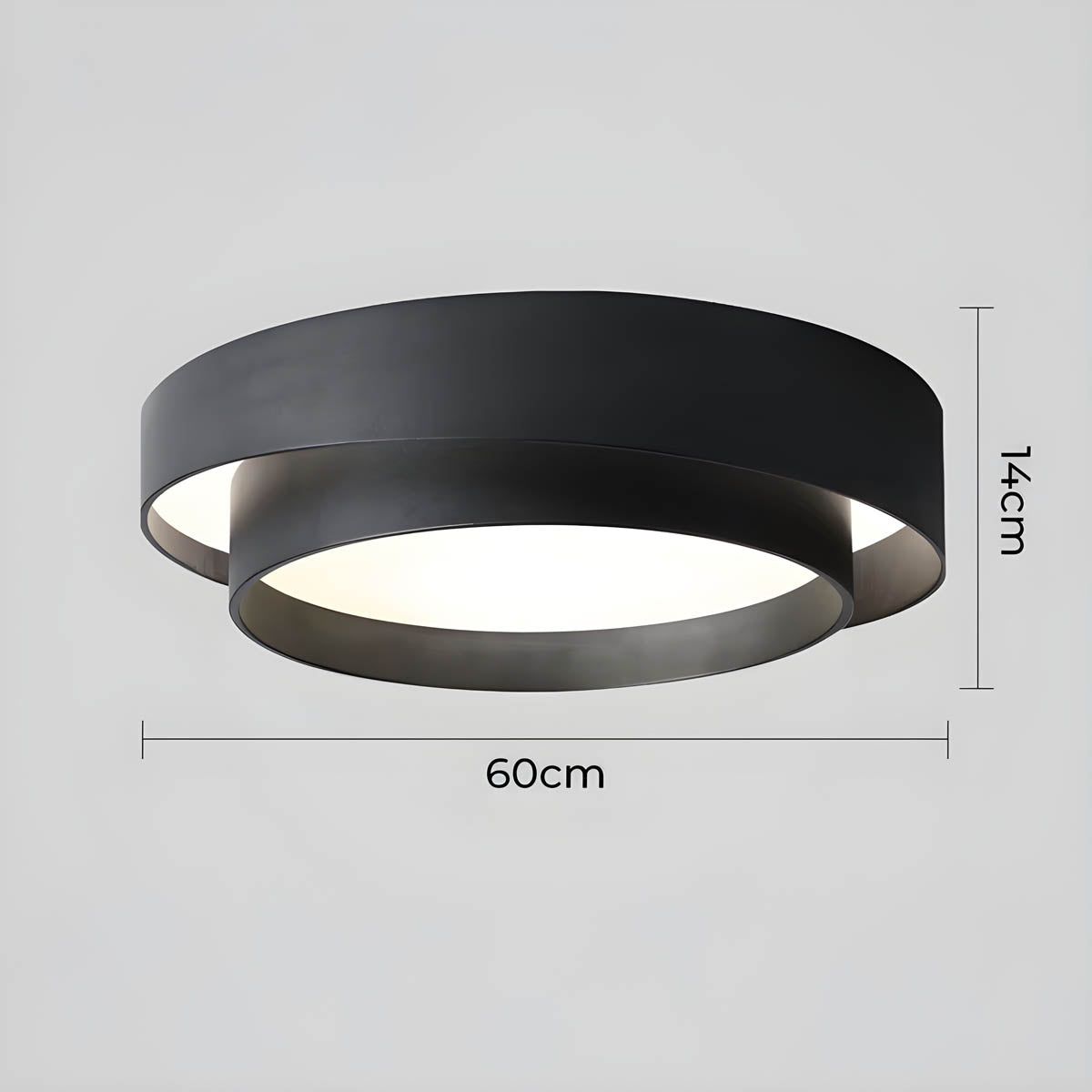Sherwood Form Acrylic Ceiling Light — gallery image 16