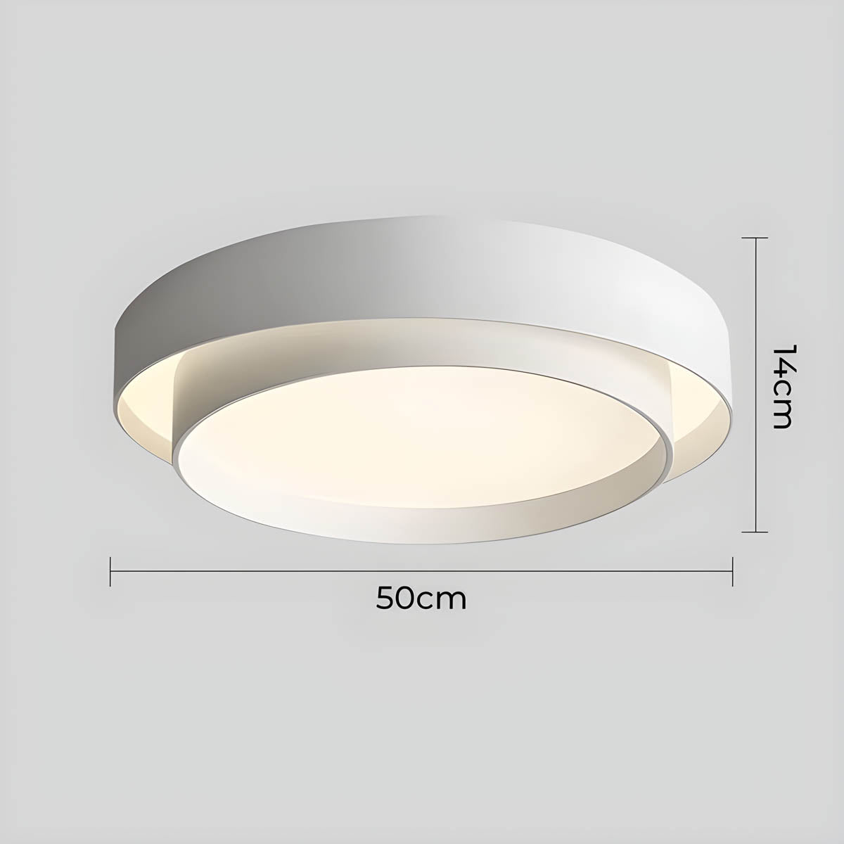Sherwood Form Acrylic Ceiling Light — gallery image 15