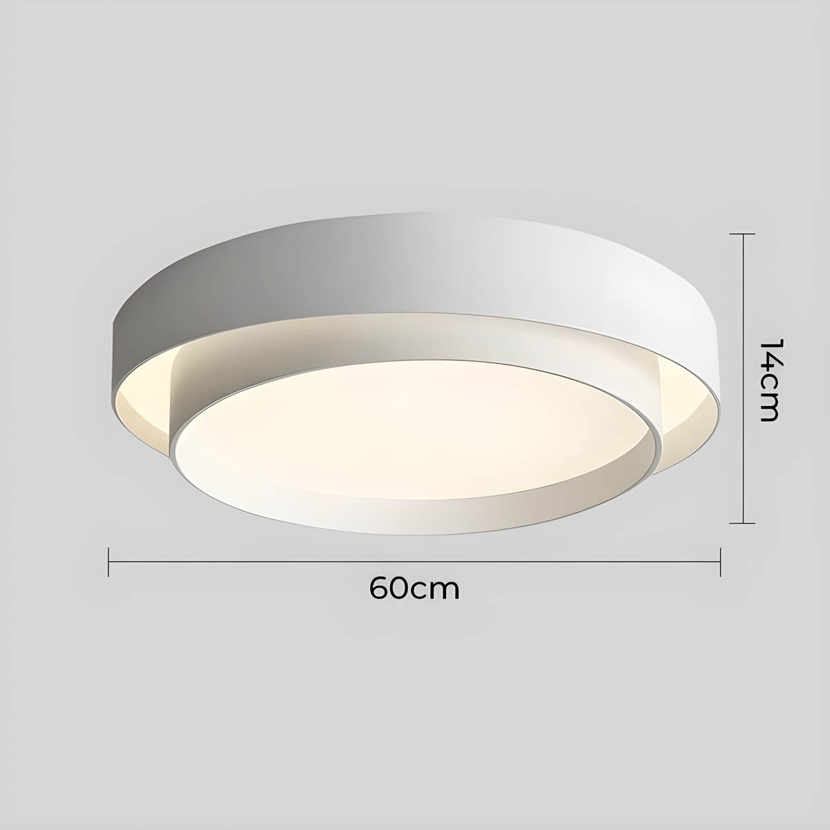 Sherwood Form Acrylic Ceiling Light — gallery image 18