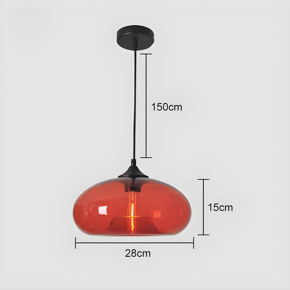 Wickham Form Glass Pendant Light — gallery image 14