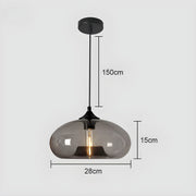 Wickham Form Glass Pendant Light — gallery image 11
