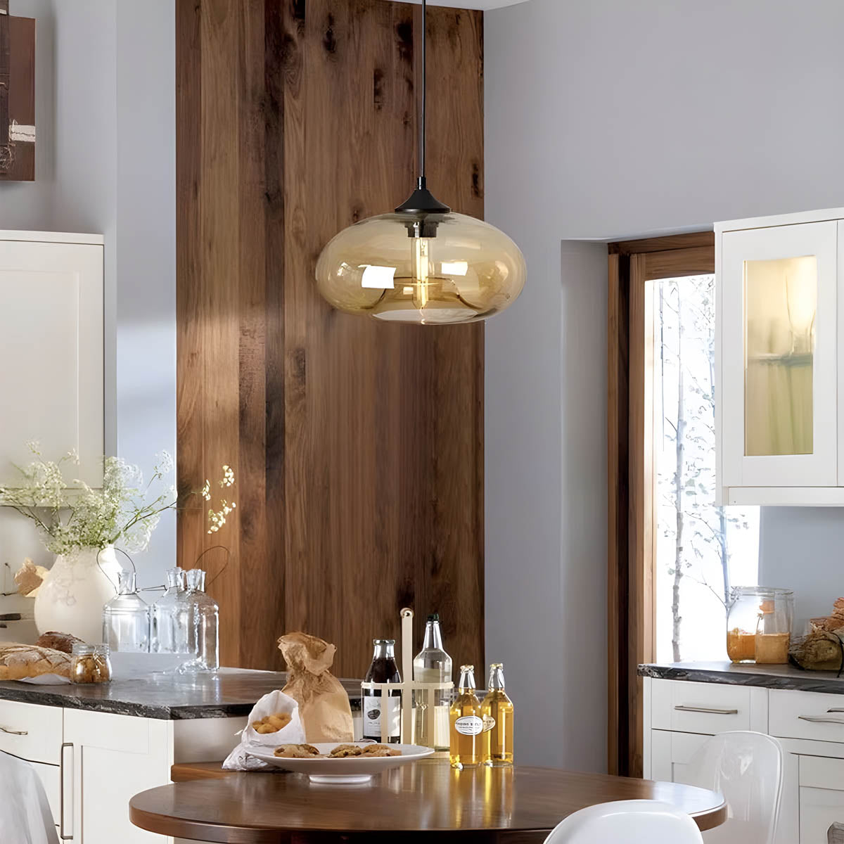 Wickham Form Glass Pendant Light — gallery image 2
