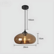 Wickham Form Glass Pendant Light — gallery image 9