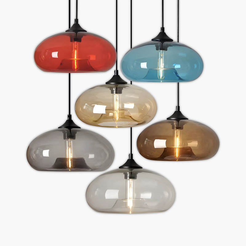 Wickham Form Glass Pendant Light — gallery image 1