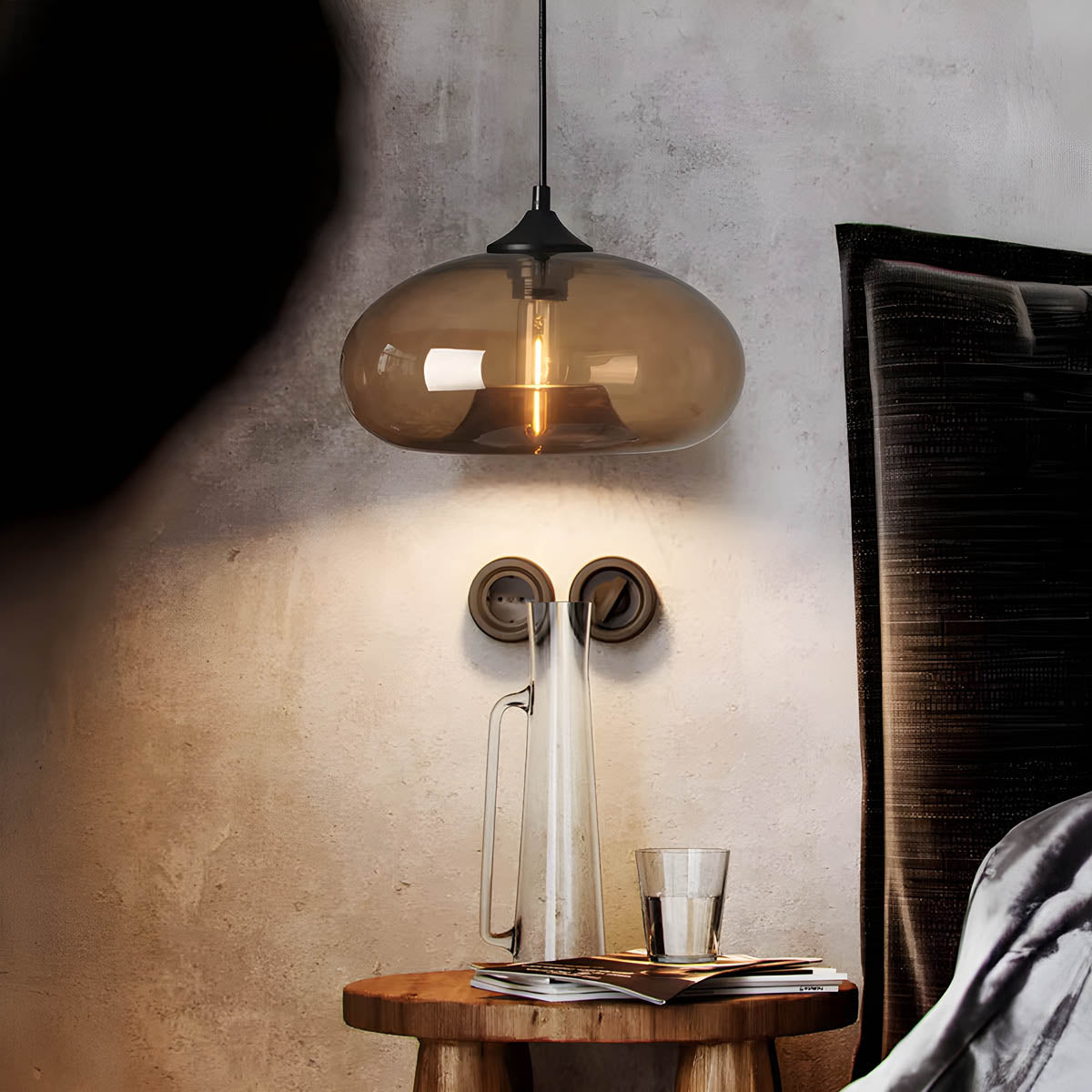 Wickham Form Glass Pendant Light — gallery image 3