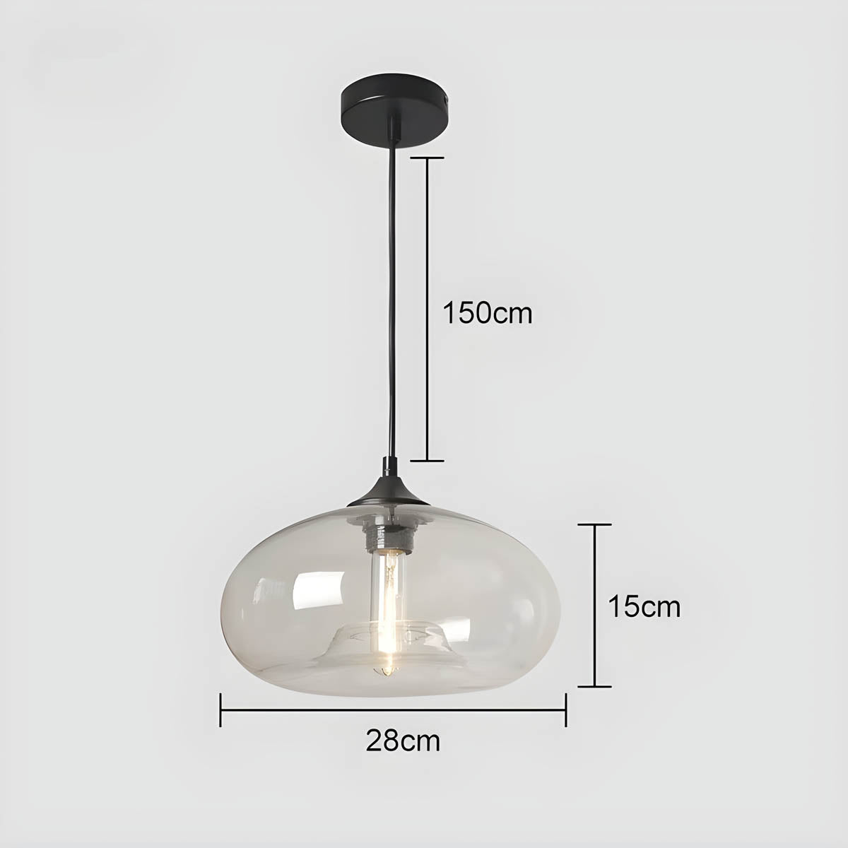 Wickham Form Glass Pendant Light — gallery image 15