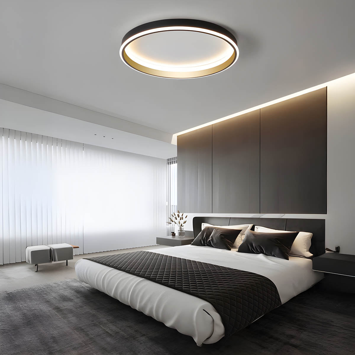 Willoughby Form Aluminum Ceiling Light — gallery image 7