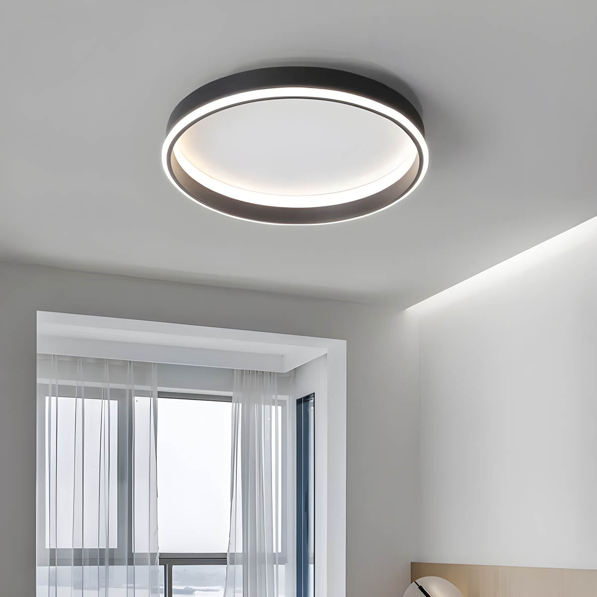 Willoughby Form Aluminum Ceiling Light — gallery image 12