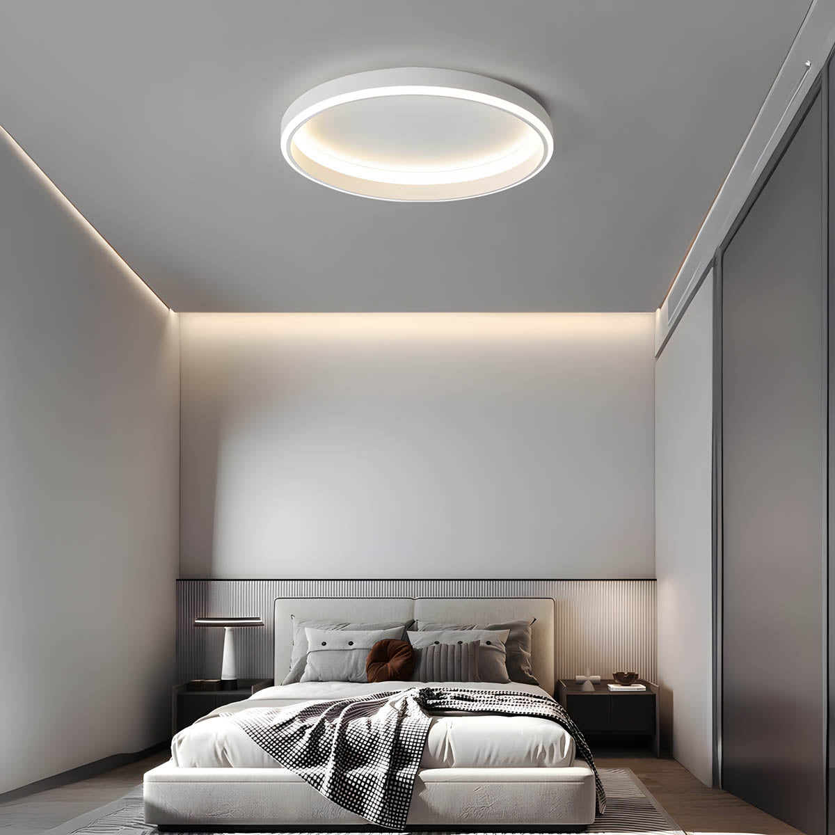 Willoughby Form Aluminum Ceiling Light — gallery image 8