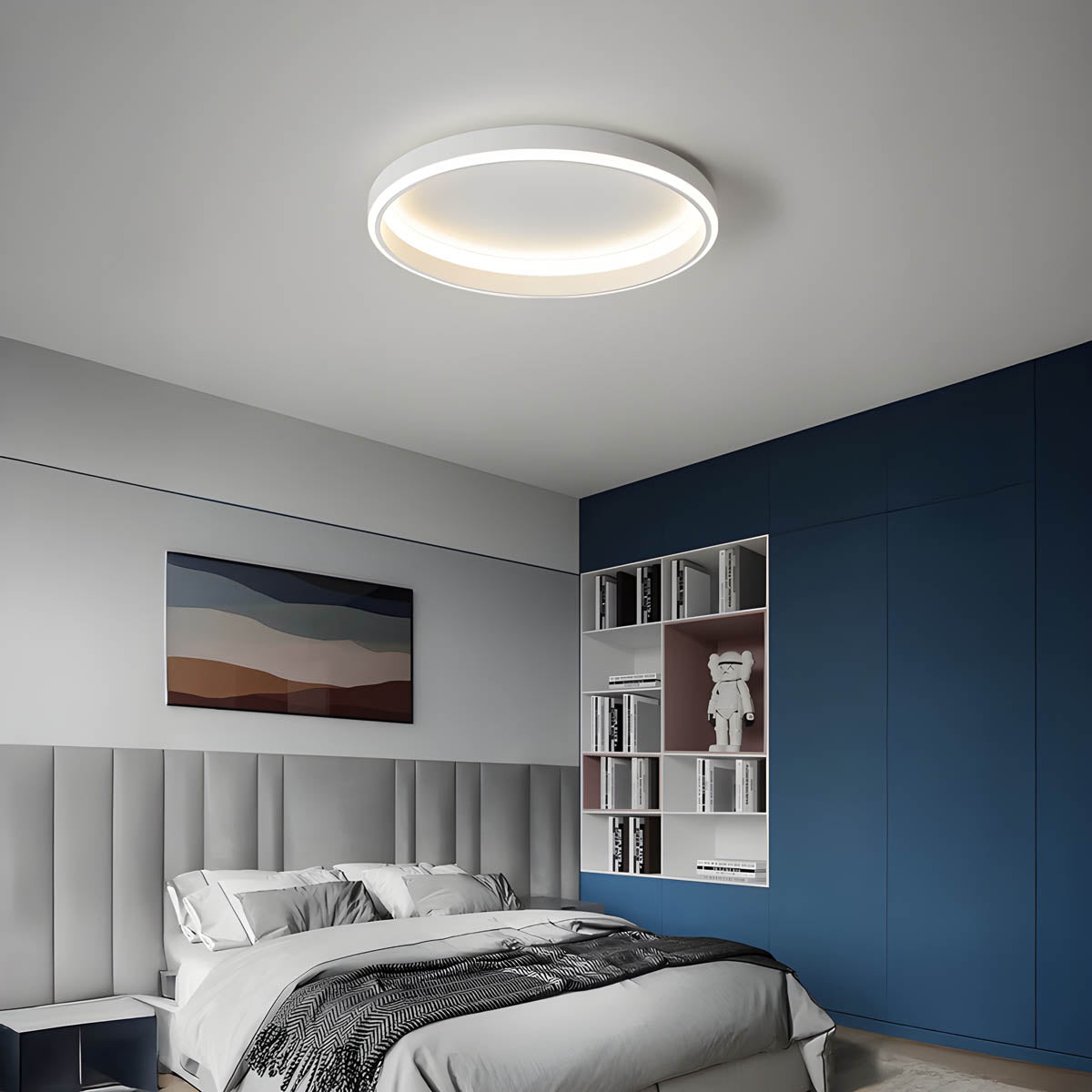 Willoughby Form Aluminum Ceiling Light — gallery image 10