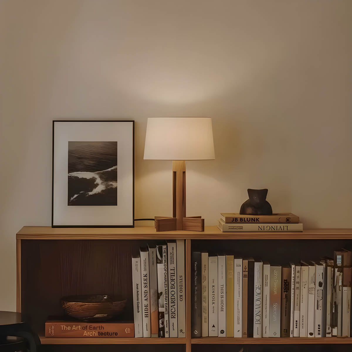 Fairford Form Wood Floor Lamp — gallery image 2