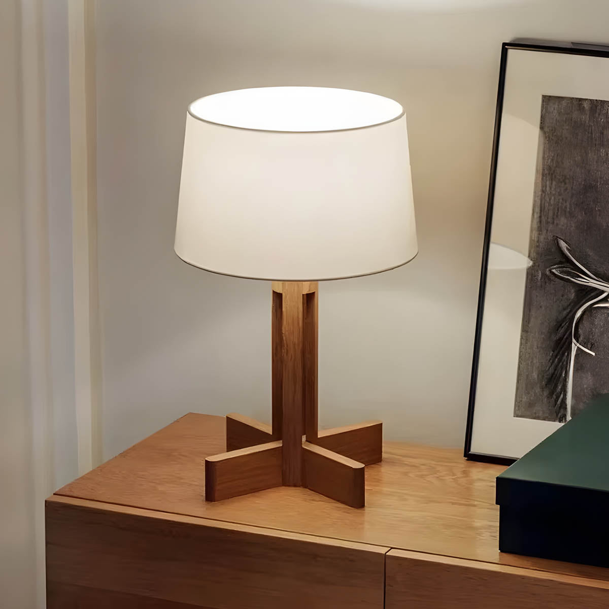 Fairford Form Wood Floor Lamp — gallery image 3