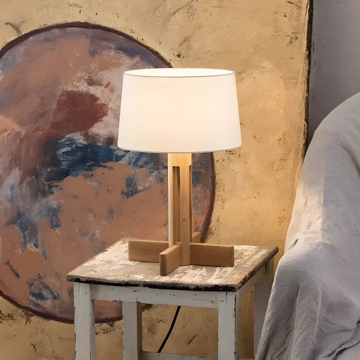 Fairford Form Wood Floor Lamp — gallery image 4