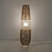 Acorn Form Rattan Floor Lamp — gallery image 15