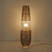 Acorn Form Rattan Floor Lamp — gallery image 16