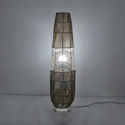 Acorn Form Rattan Floor Lamp — gallery image 17