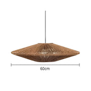 Greystone Form Rattan Chandelier — gallery image 10