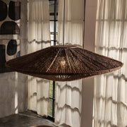 Greystone Form Rattan Chandelier — gallery image 5