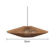 Greystone Form Rattan Chandelier — gallery image 9