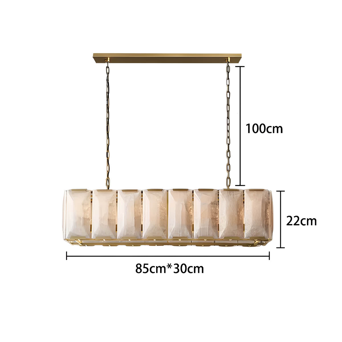 Elmsford Form Crystal Chandelier — gallery image 20