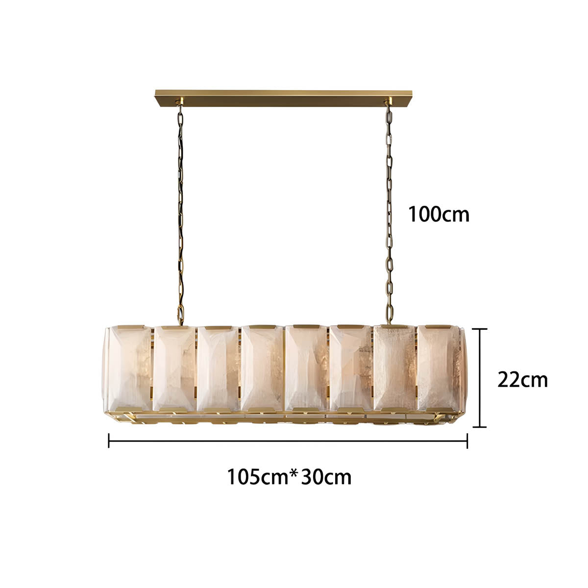 Elmsford Form Crystal Chandelier — gallery image 21
