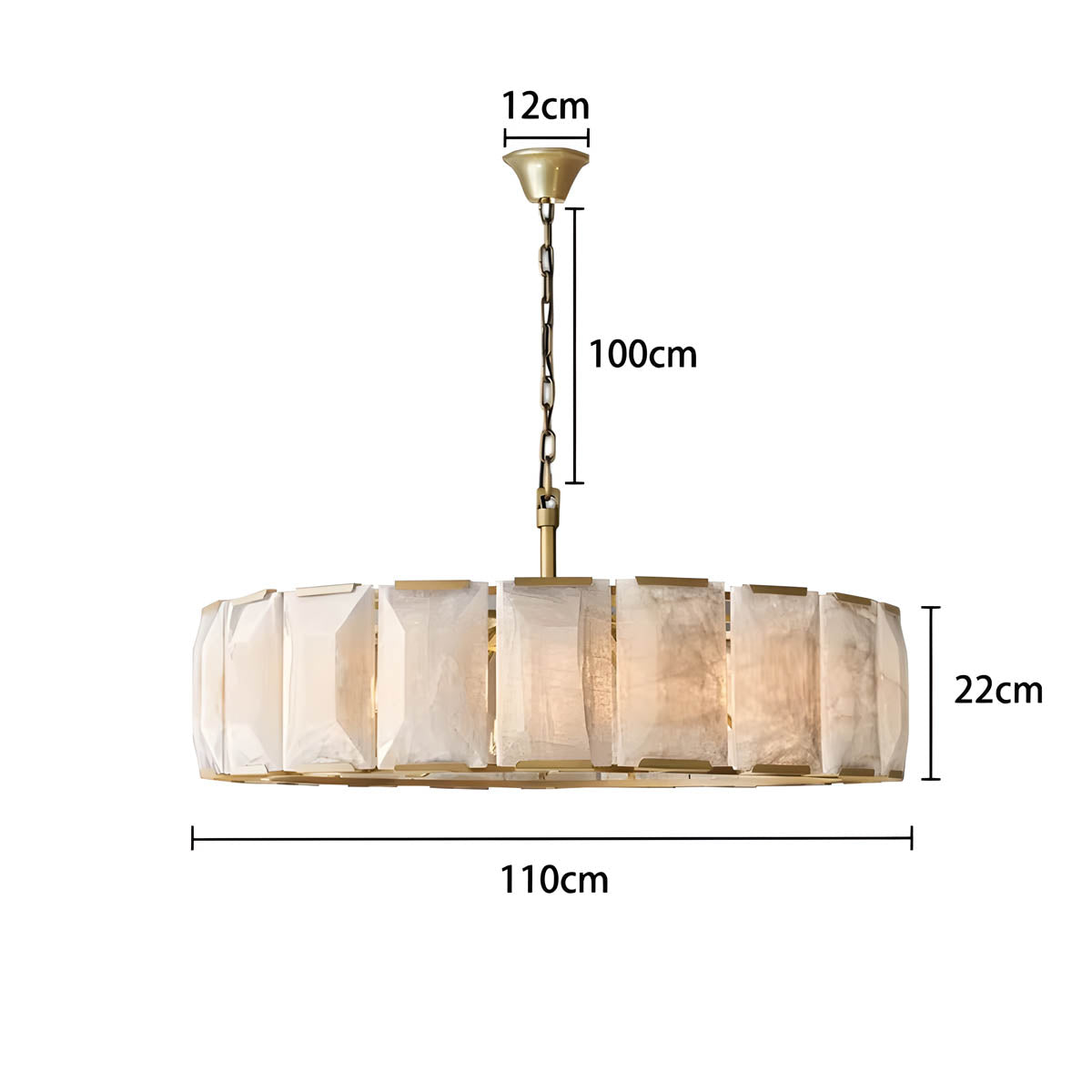 Elmsford Form Crystal Chandelier — gallery image 18