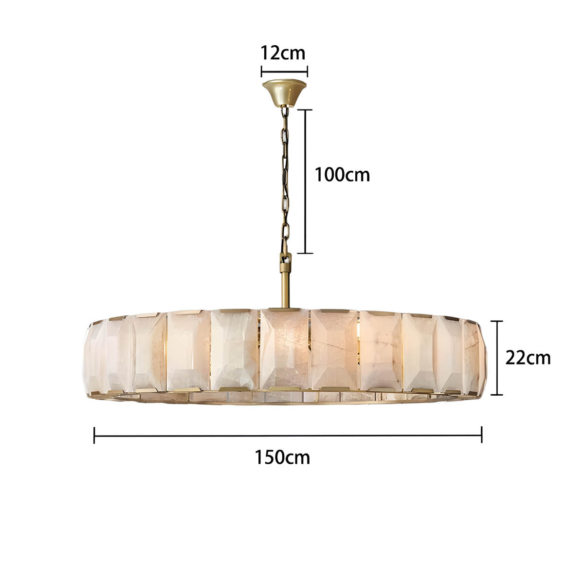 Elmsford Form Crystal Chandelier — gallery image 19