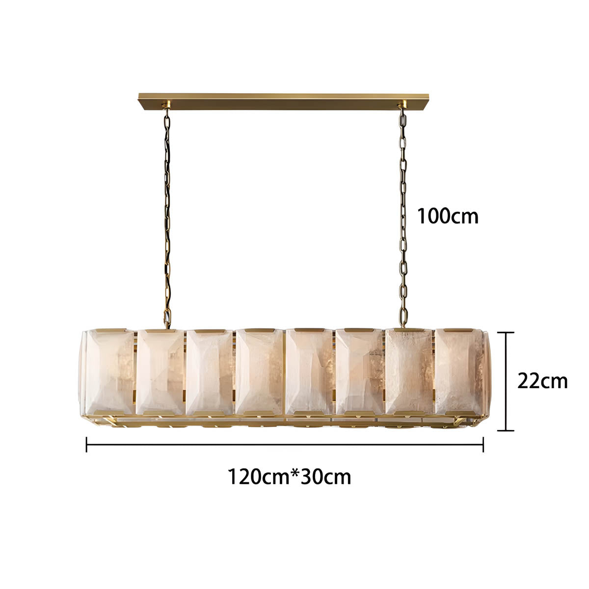 Elmsford Form Crystal Chandelier — gallery image 22