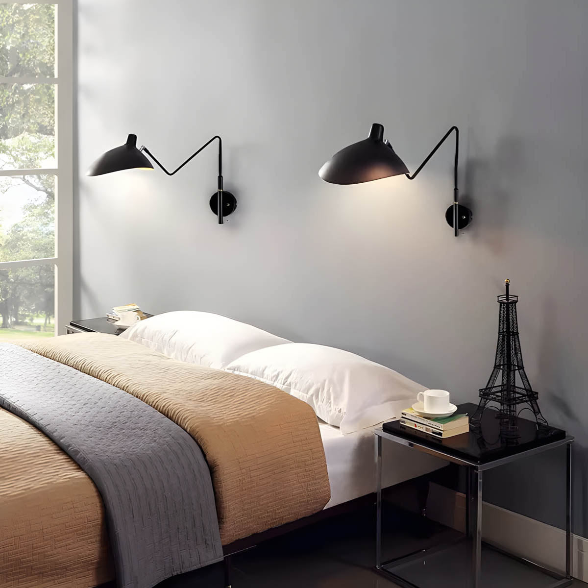 Foxglove Form Iron Wall Sconce — gallery image 8