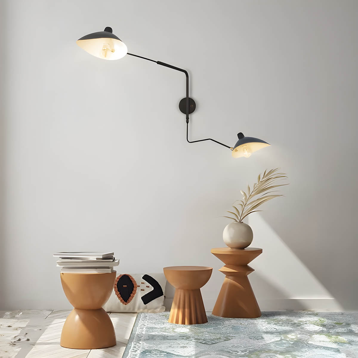 Foxglove Form Iron Wall Sconce — gallery image 4