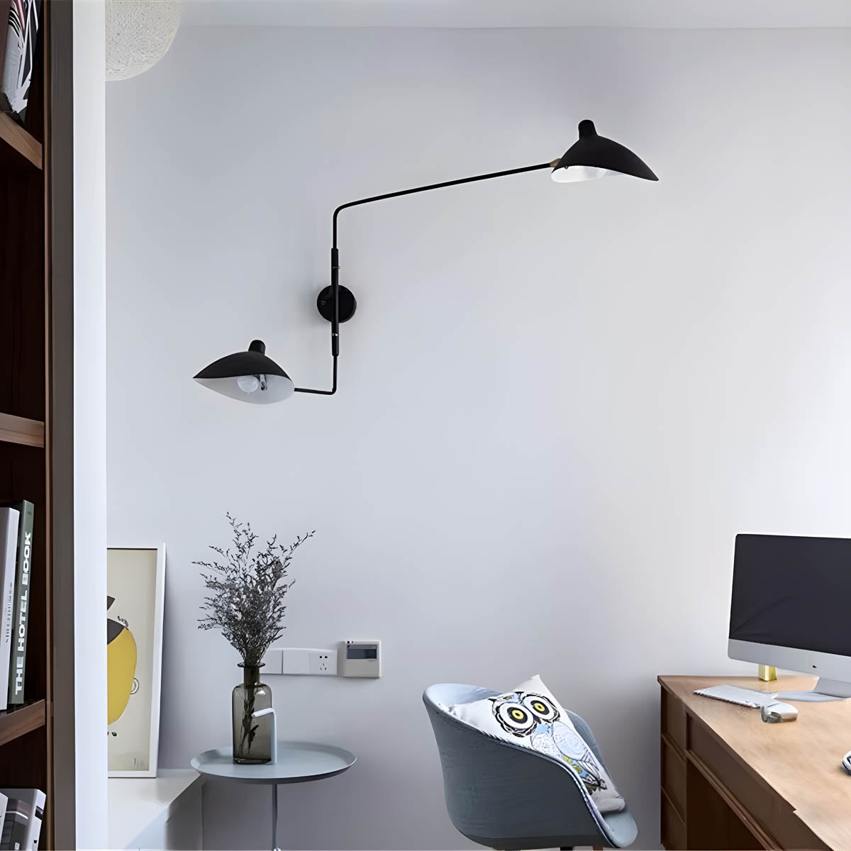 Foxglove Form Iron Wall Sconce — gallery image 7