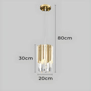 Blackthorn Form Crystal Pendant Light — gallery image 18