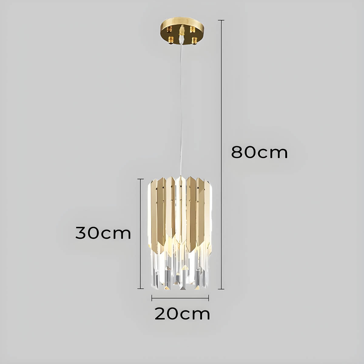 Blackthorn Form Crystal Pendant Light — gallery image 18