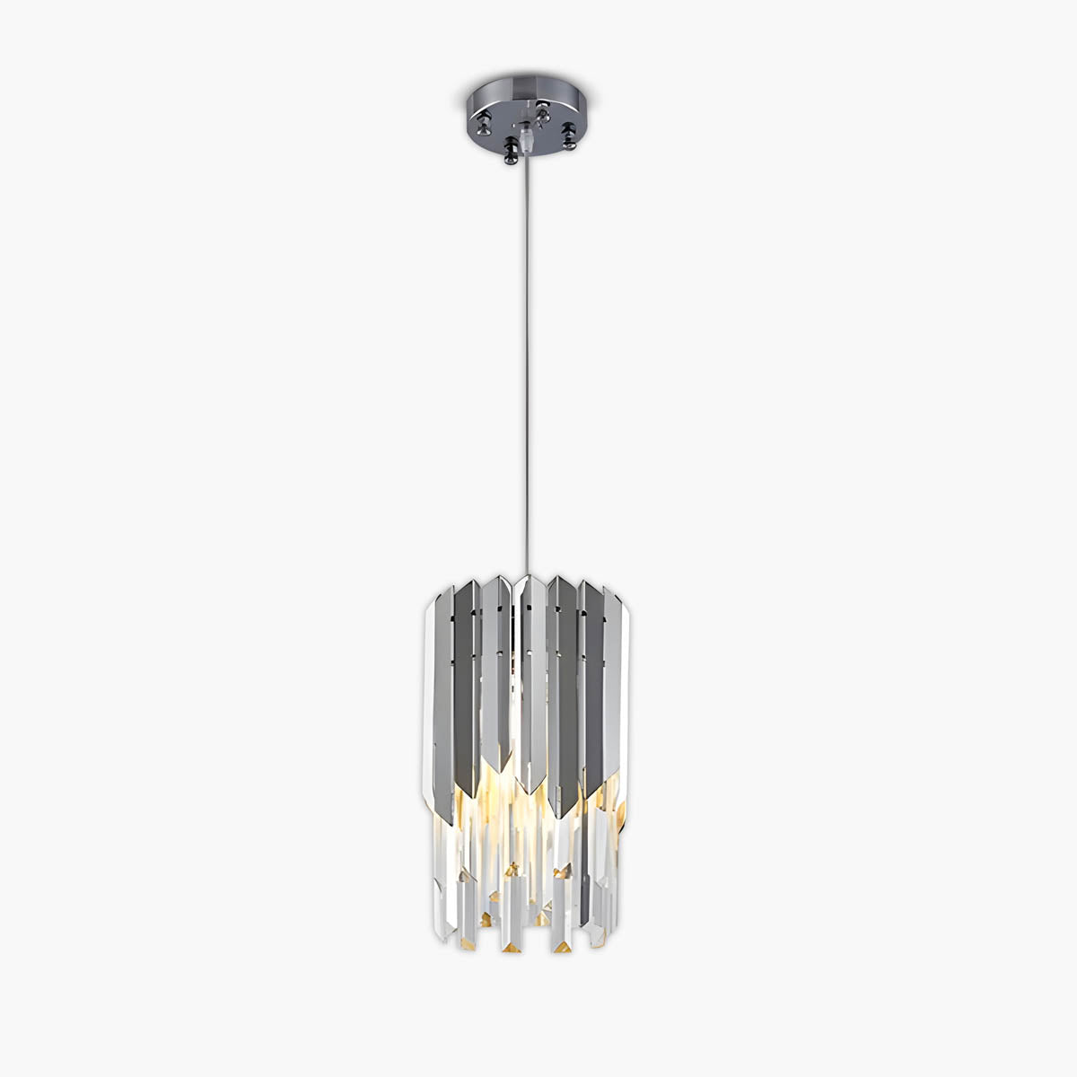 Blackthorn Form Crystal Pendant Light — gallery image 1