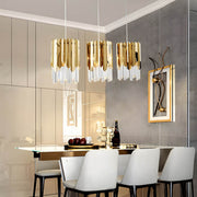 Blackthorn Form Crystal Pendant Light — gallery image 2