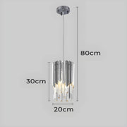Blackthorn Form Crystal Pendant Light — gallery image 17